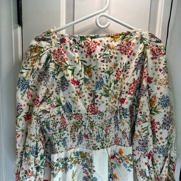 NWT Farm RIO Women's Size Large Delicate Forest Scarves Mini Dress - Picture 7 of 15